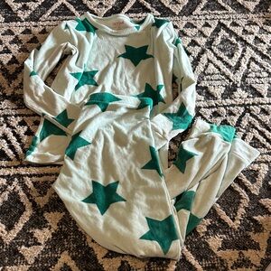 Cat & Jack Kids Pajama Set - Teal Star Design